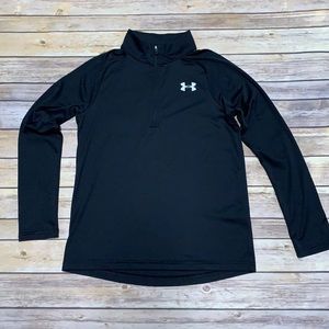 Boys Size L UA 1/4 zip shirt